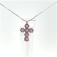 Necklace Cianfrone Gioielli Woman in Gold Rubino 0.27 Ct COOR-28-198 - COOR-28-198